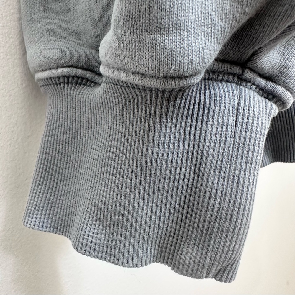 Aritzia TNA Sweatfleece Cozy Fleece BoyfriendFit Crewneck Sweatshirt Medium - Picture 7 of 15